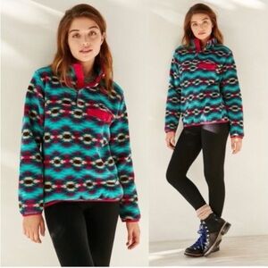 Patagonia Synchilla Wild Desert Aztec Pullover Sweater Size XS